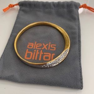 Alexis Bittar gold and silver bangle